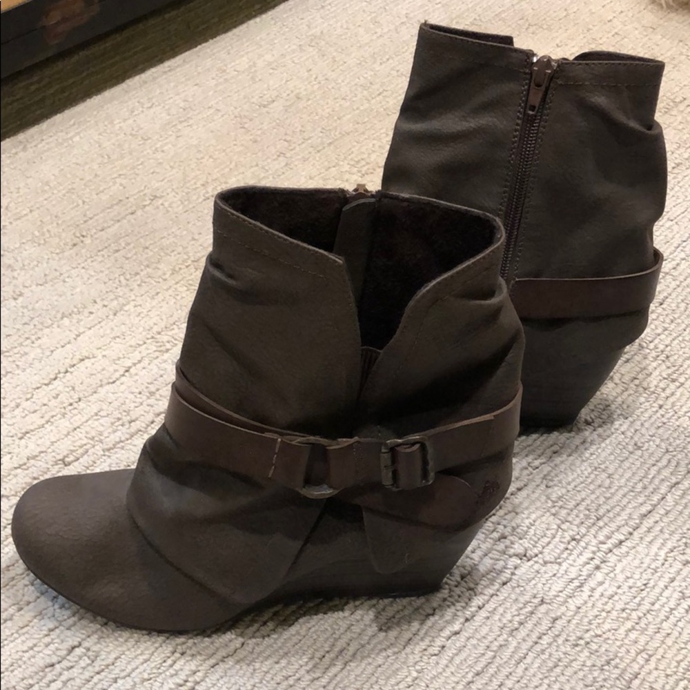 Boho Wedge Booties